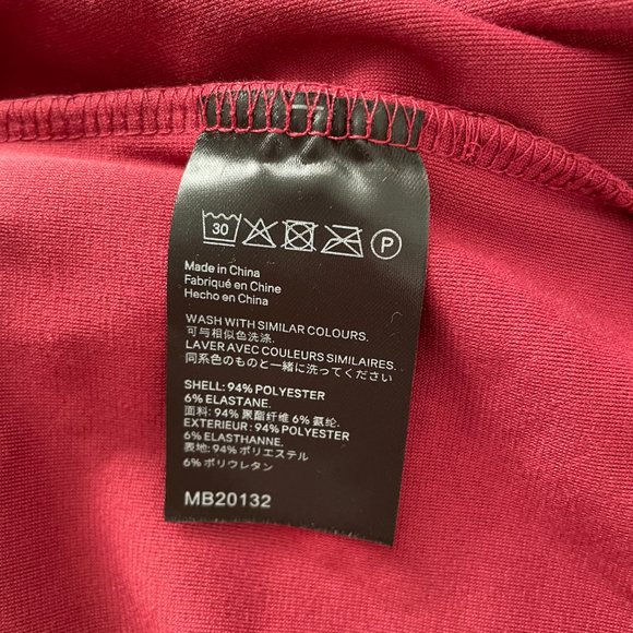 MessBebe Sportswear Women's Full-Zip Hoodie Size L Extra Large Red Wine - Picture 9 of 13